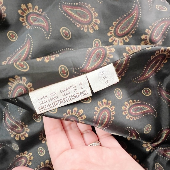 G-III Global Identity Leather Jacket Black Size Medium Vintage 80's 90's Cropped - Picture 8 of 8